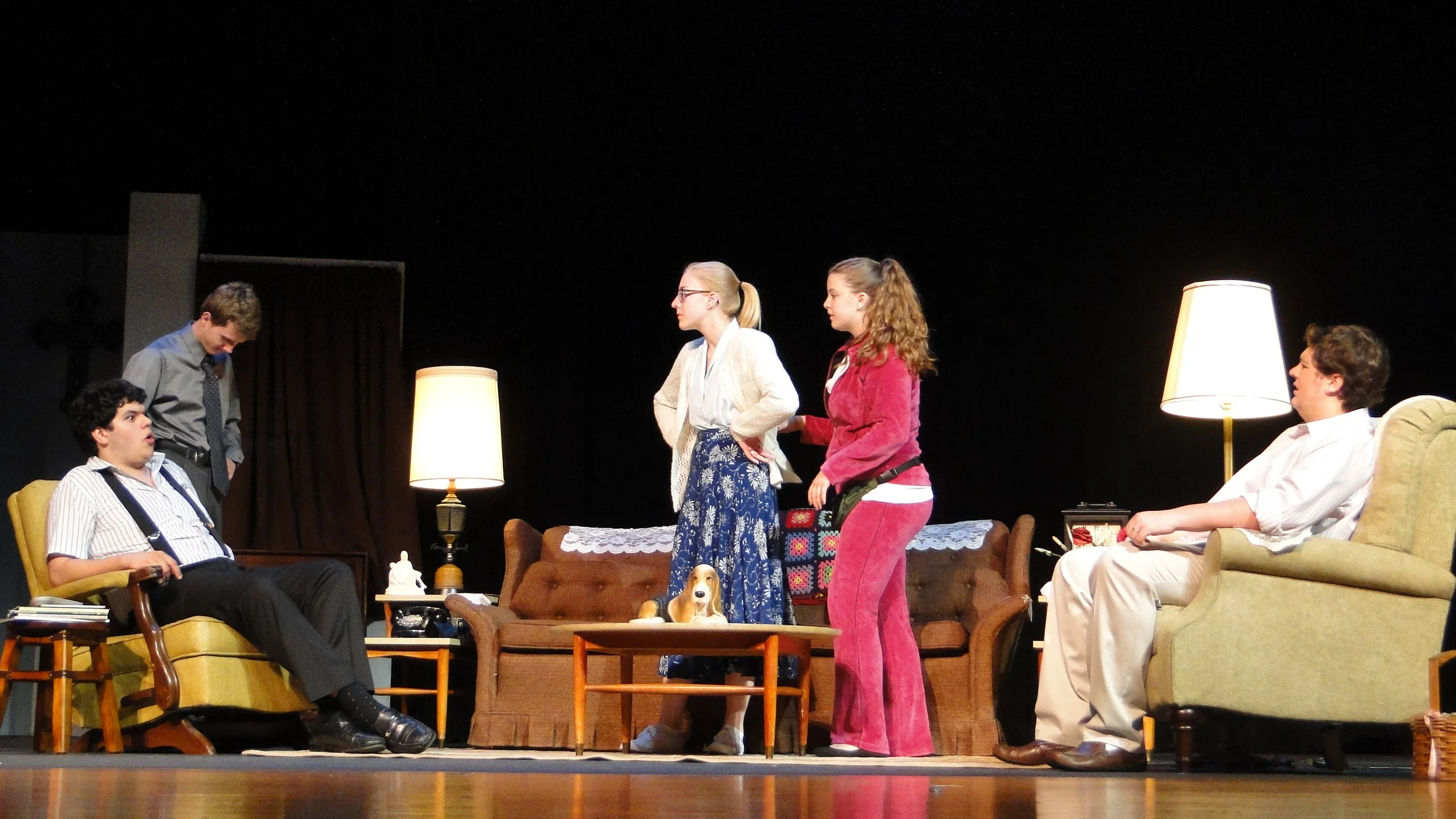   Over the River and Through The Woods   U.I.L. One Act Play- Area  Directed by: Chocs Landgrebe and Maggie Rodriguez  Technical Direction by: Joshua Heerssen 