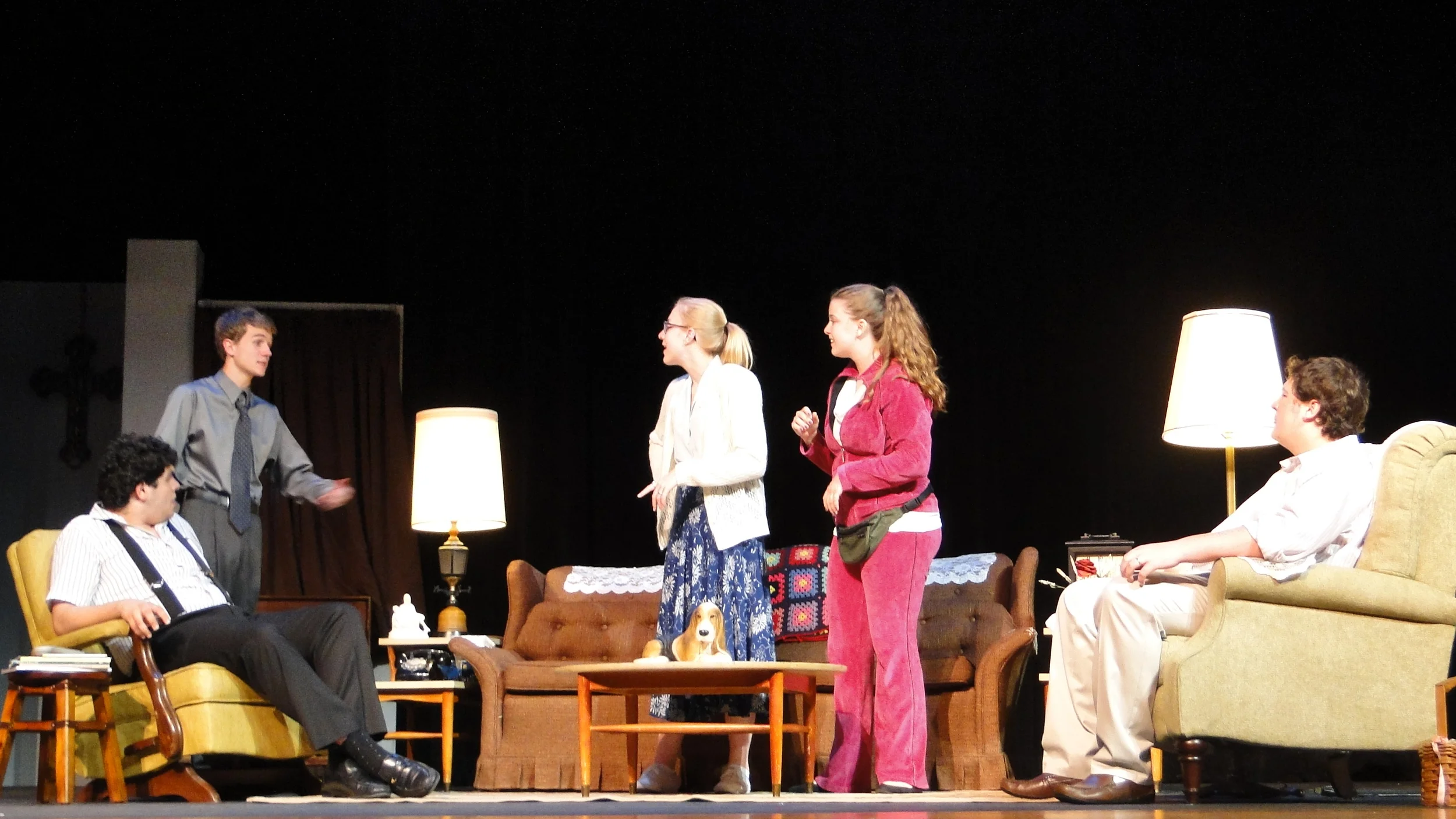  Over the River and Through The Woods   U.I.L. One Act Play- Area  Directed by: Chocs Landgrebe and Maggie Rodriguez  Technical Direction by: Joshua Heerssen 