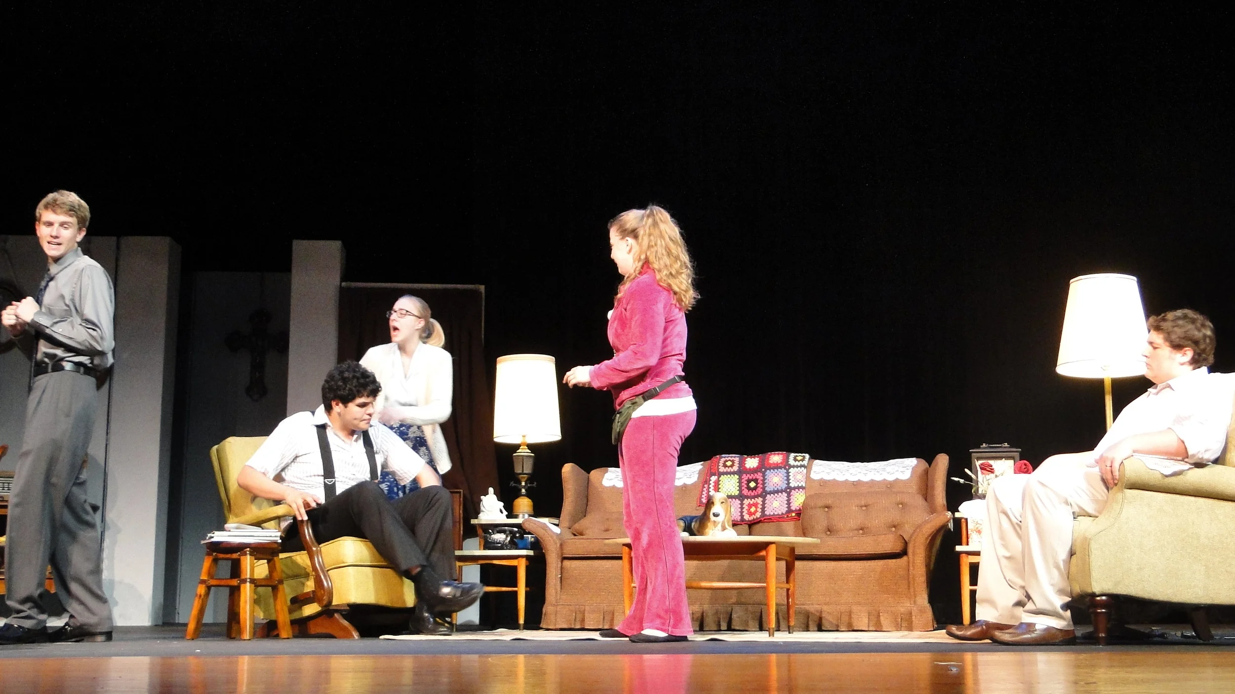   Over the River and Through The Woods   U.I.L. One Act Play- Area  Directed by: Chocs Landgrebe and Maggie Rodriguez  Technical Direction by: Joshua Heerssen 