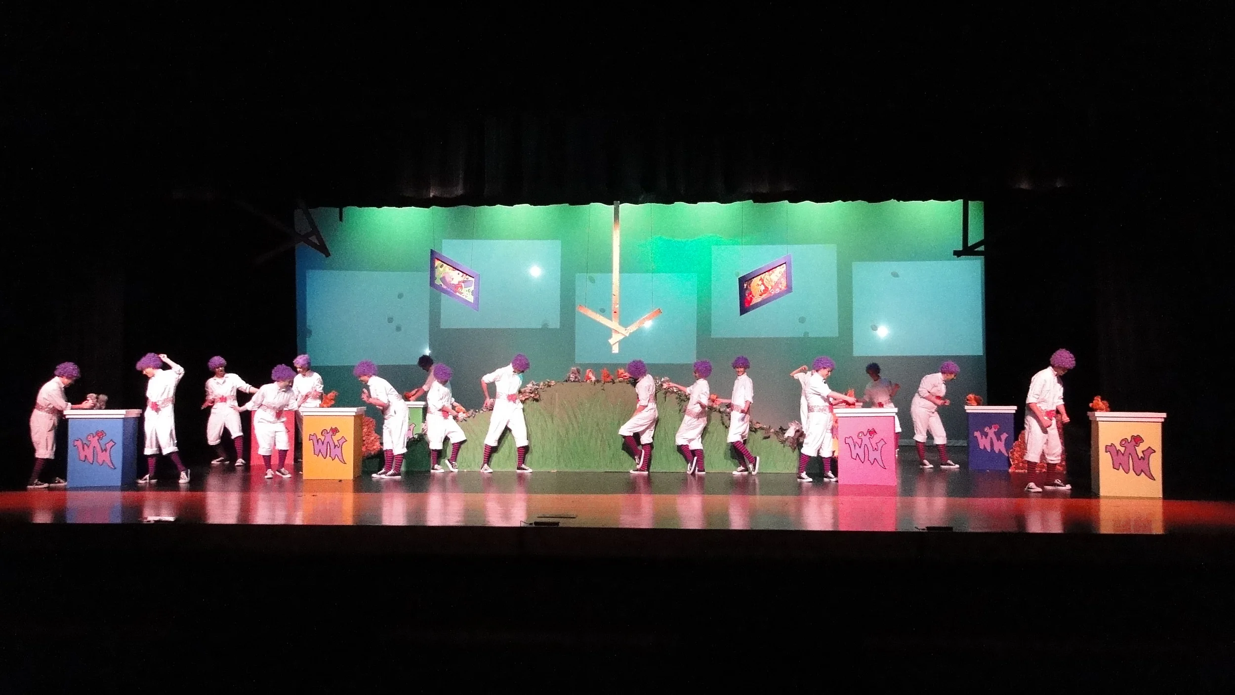   Charlie and the Chocolate Factory   Directed by: Chocs Landgrebe and Maggie Rodriguez  Production Designer and Technical Director: Joshua Heerssen 