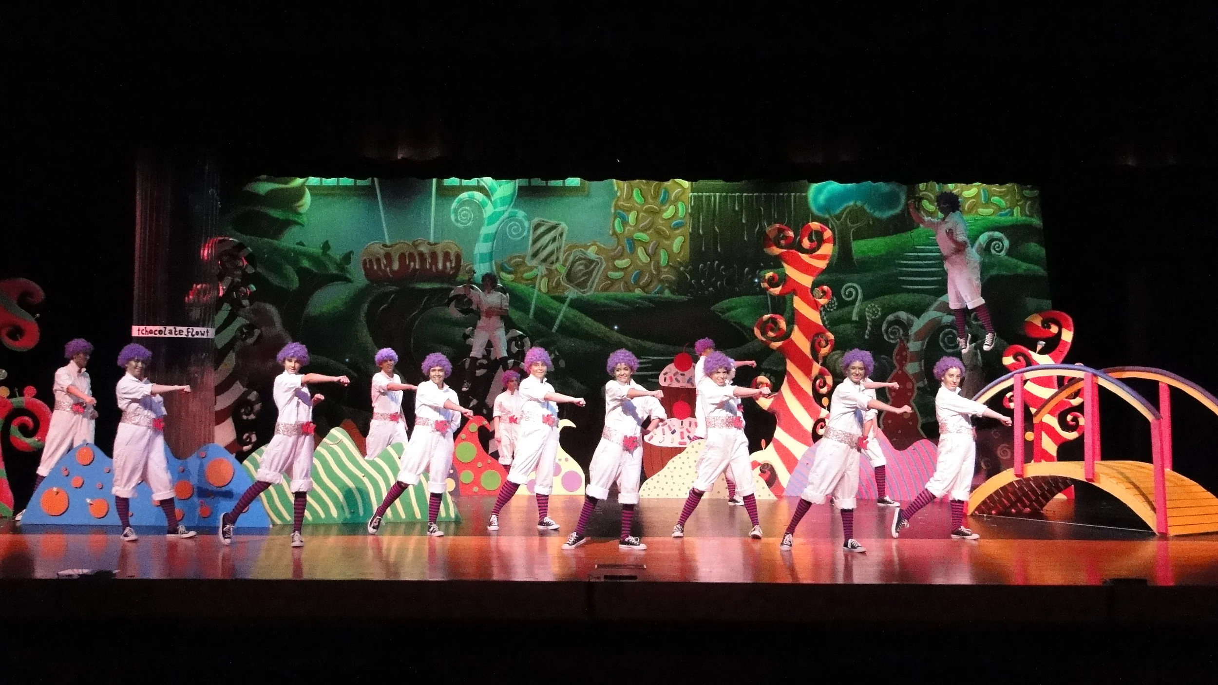   Charlie and the Chocolate Factory   Directed by: Chocs Landgrebe and Maggie Rodriguez  Production Designer and Technical Director: Joshua Heerssen 