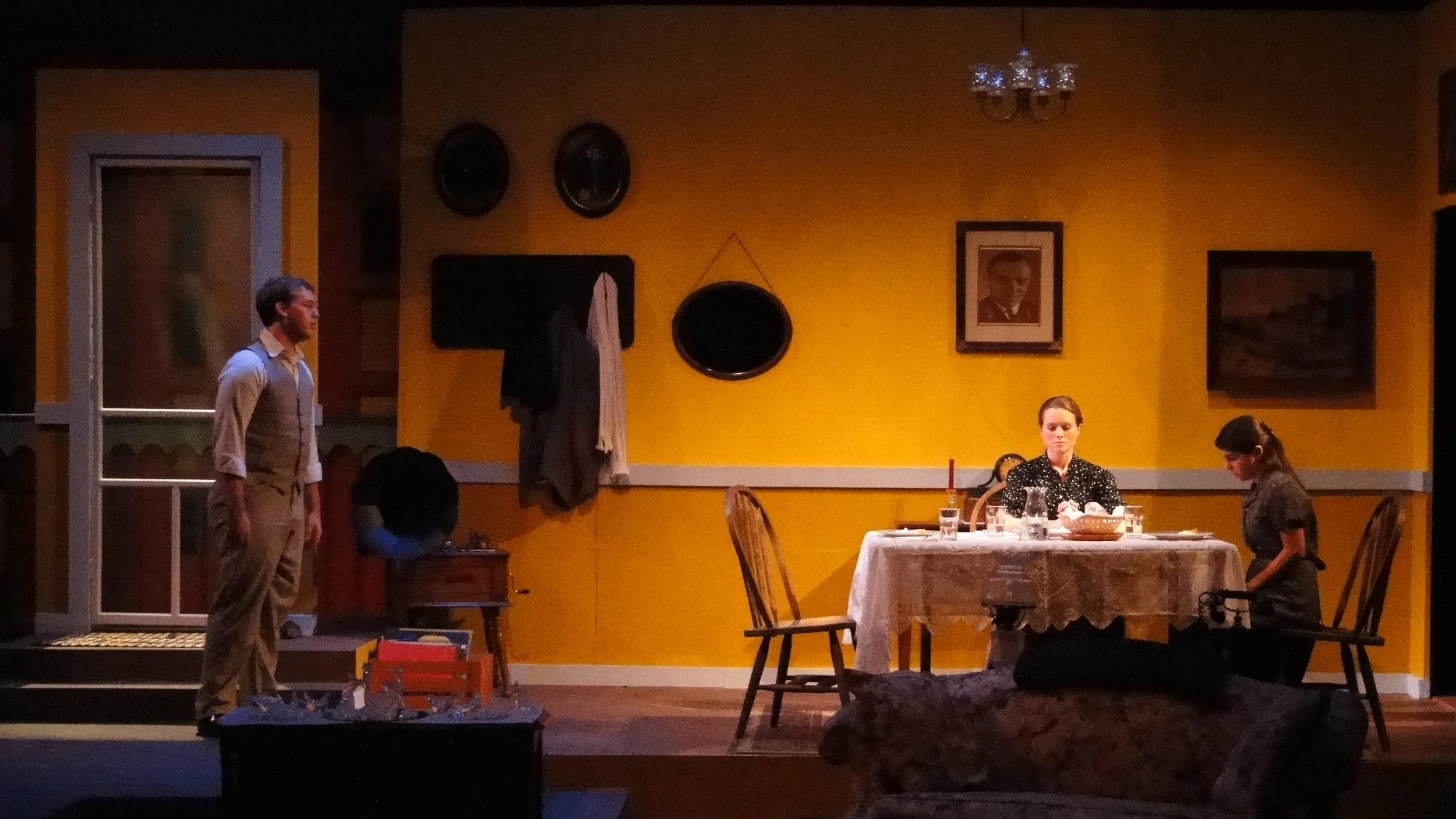   The Glass Menagerie   Directed by: Maggie Rodriguez  Production Designer and Technical Director: Joshua Heerssen 