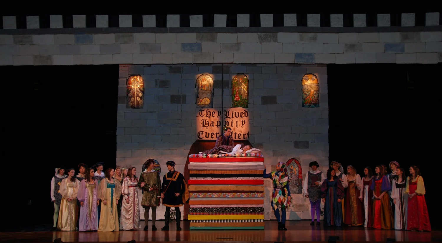 Once Upon A Mattress Set Design