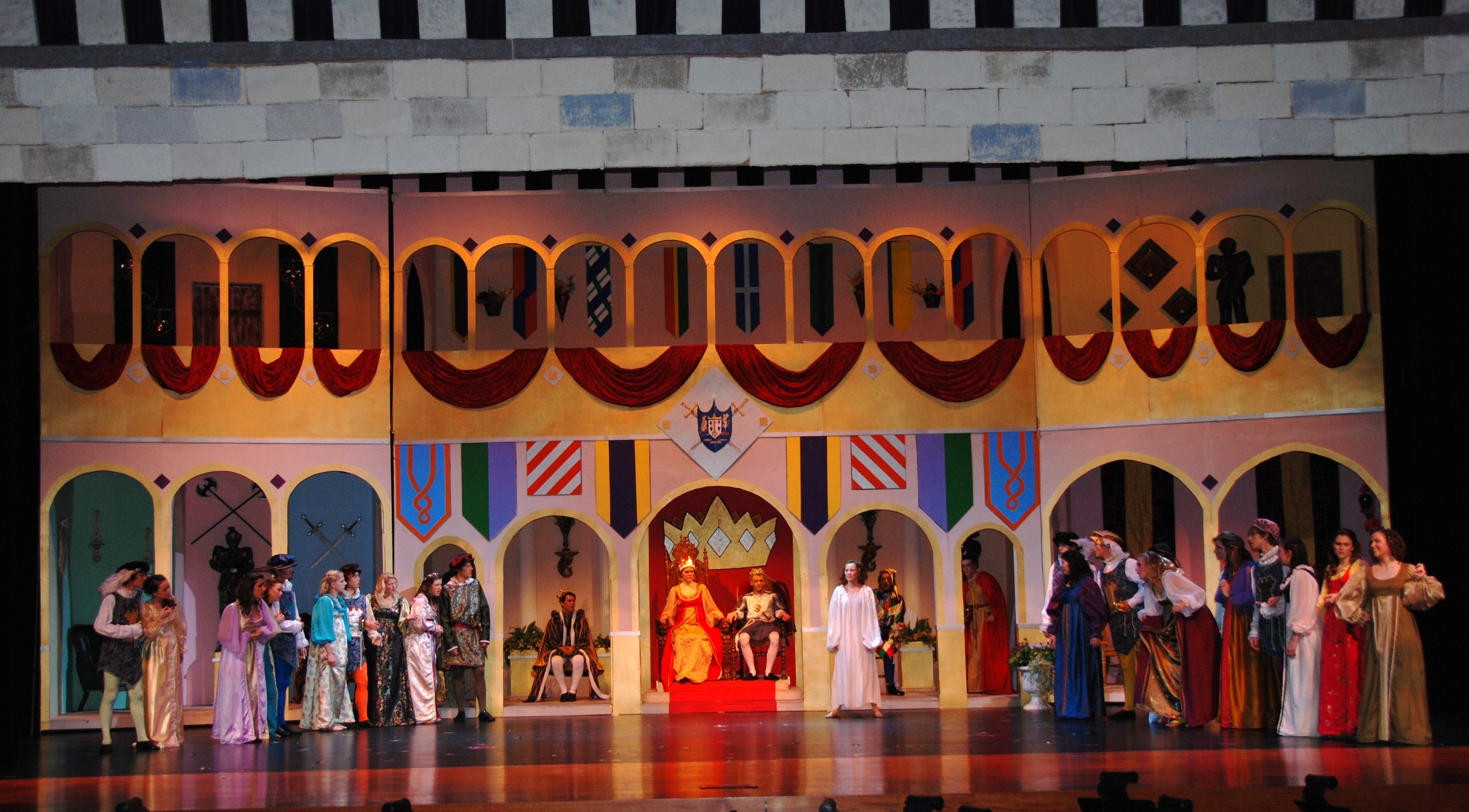   Once Upon A Mattress   Directed by: Chocs Landgrebe  Production Design and Technical Director: Joshua Heerssen  Winner of "Best Tech and Execution" at the Tommy Tune Awards 