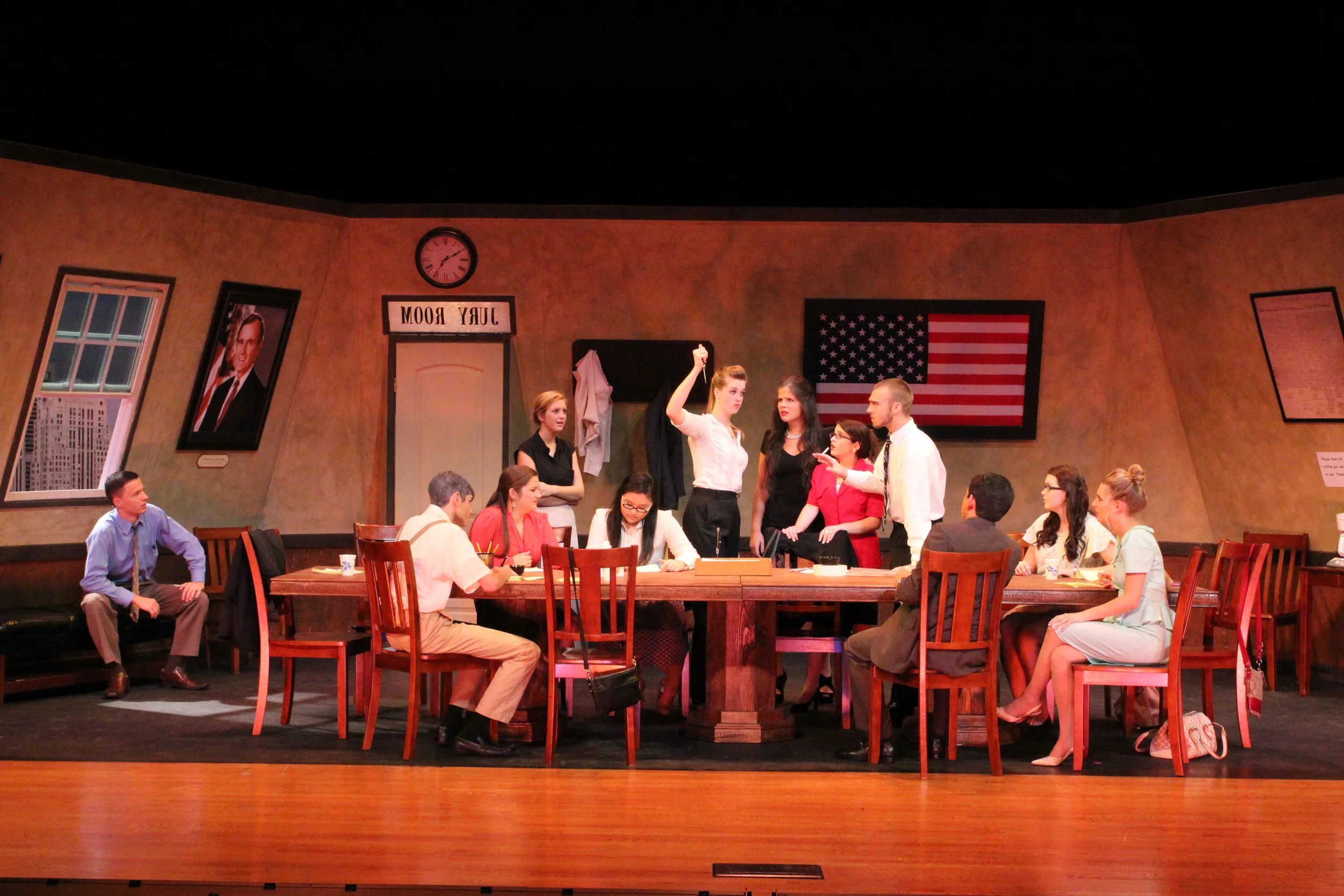   Twelve Angry Jurors   Directed by: Chocs Landgrebe  Production Designer and Technical Director: Joshua Heerssen 