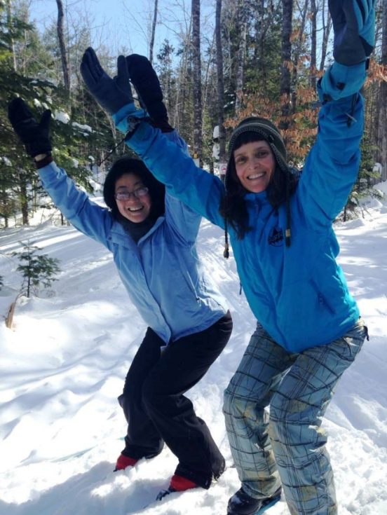 Jenny Shemwell, MYA Cheerleader and Holly Twining, MYA Founder