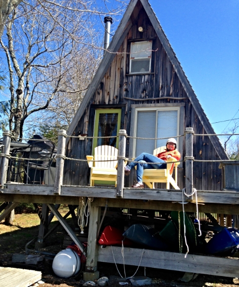 the a-frame w/ Jenny