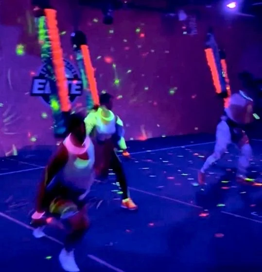 Partner Yoga &amp; Neon Retro Bungee Adventure