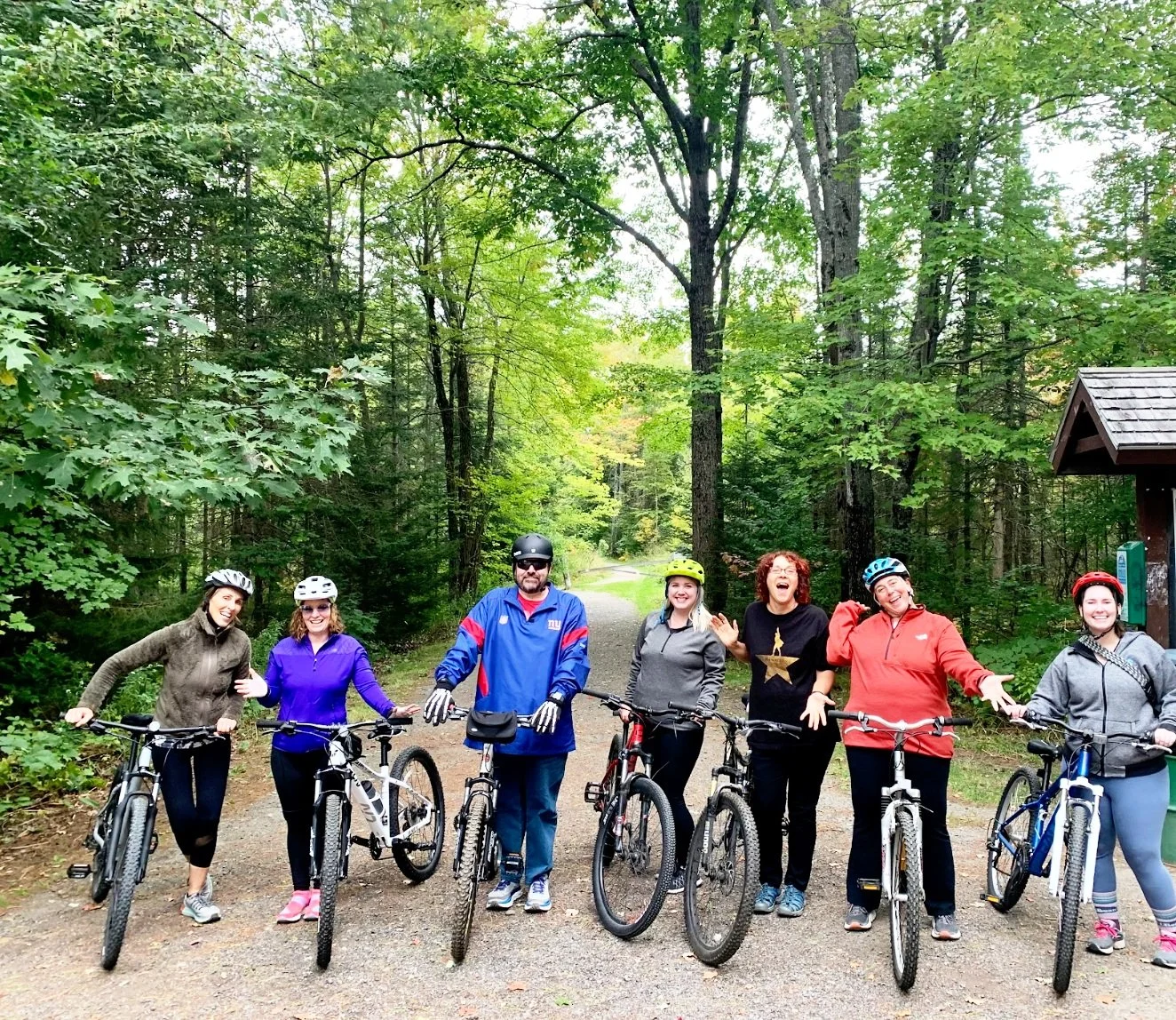 Mountain Biking &amp; Splashing: NEOC Adventure