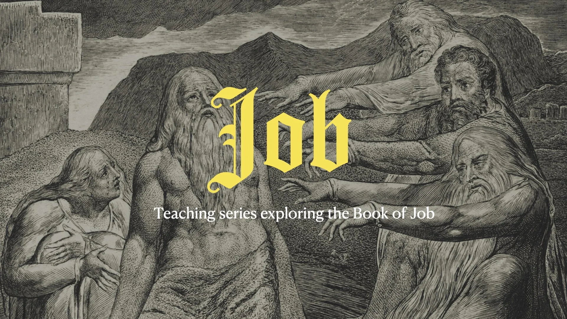 The Book of Job (Part 3) - Epilogue — Redeemer Central