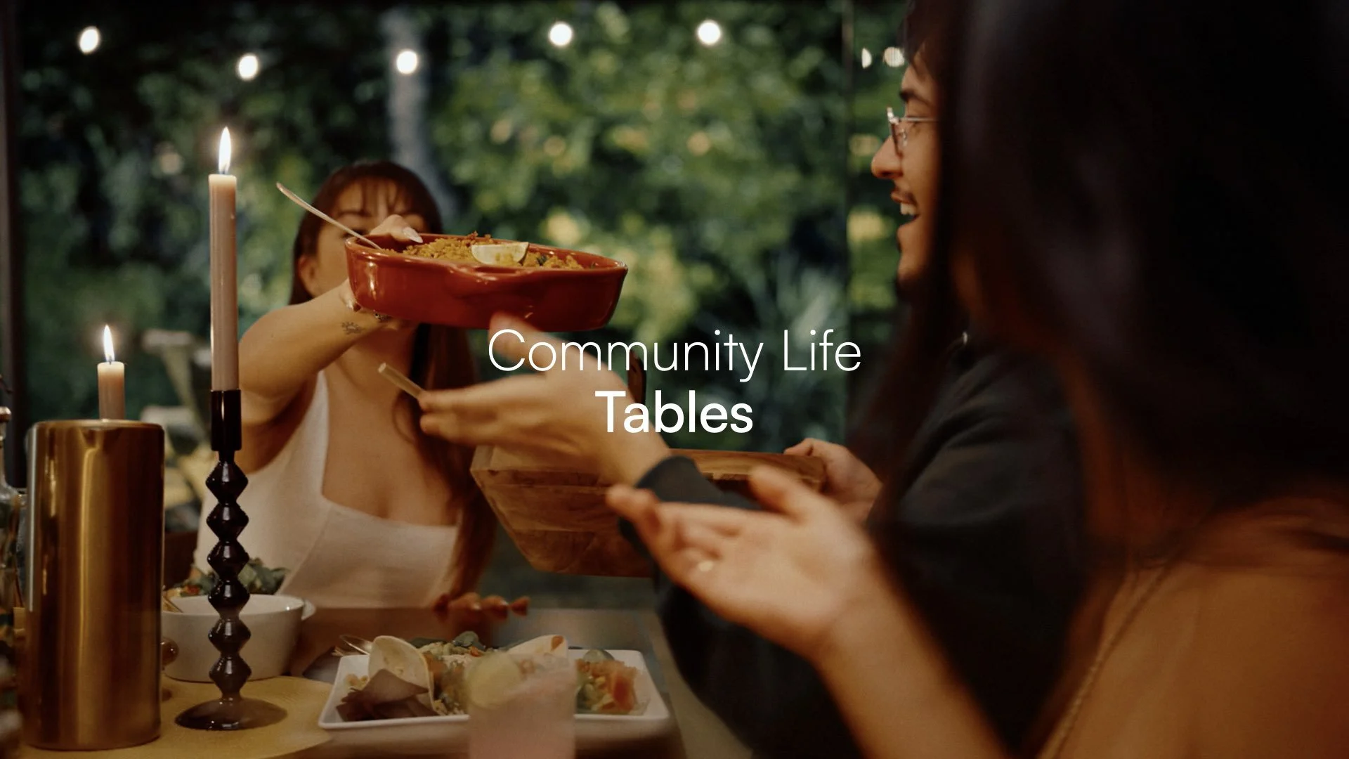 Community Life: Tables