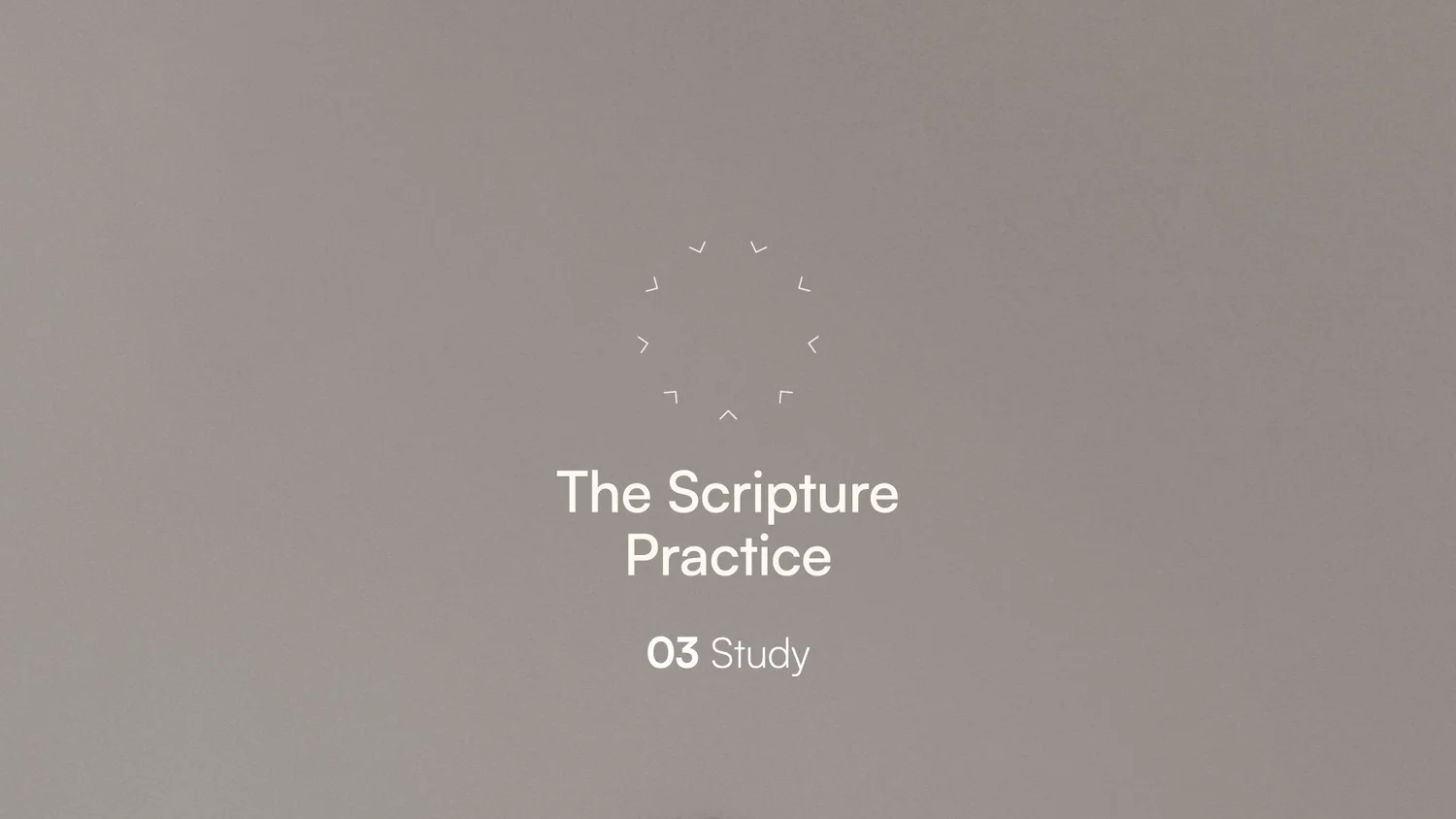 Scripture 03: Study episode artwork