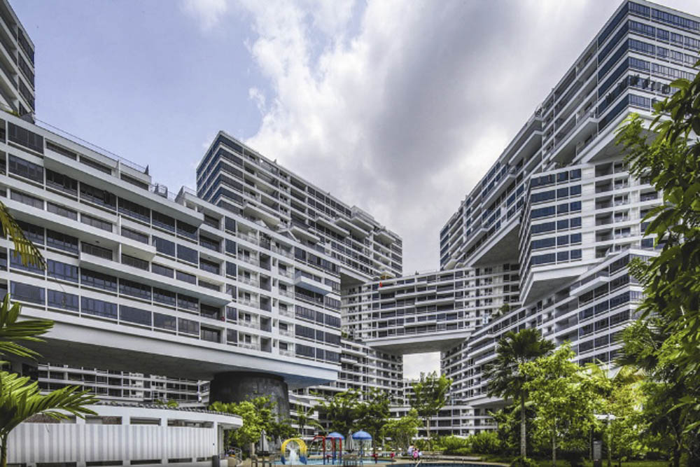 Imagen del proyecto Interlace en Singapur, uno de los posibles beneficiados de los ascensores horizontales