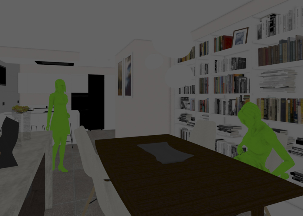 El modo de visualización "Consistent color" de 3ds Max nos es útil para destacar un elemento del resto