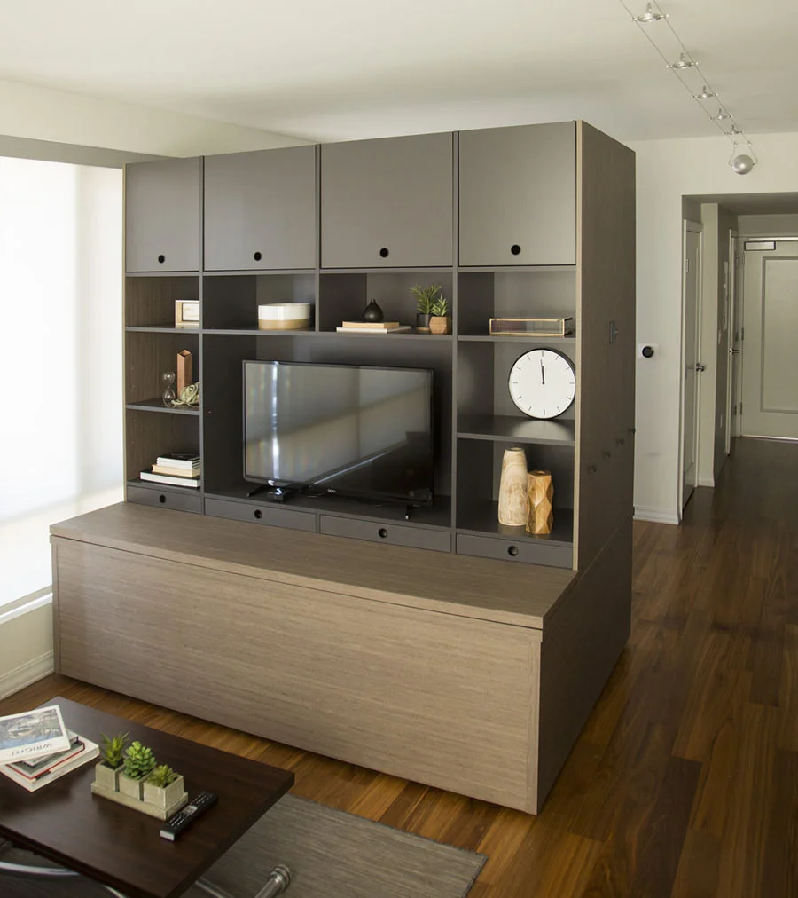 Vista general del mueble robotizado ORI.