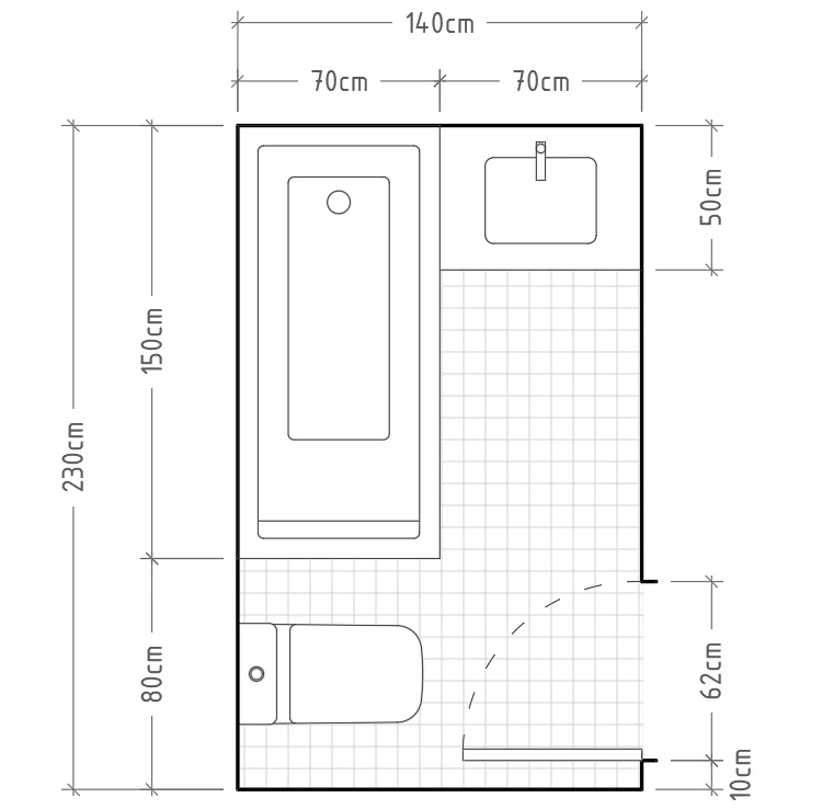Arrevol Arquitectos: Cómo dimensionar correctamente un baño