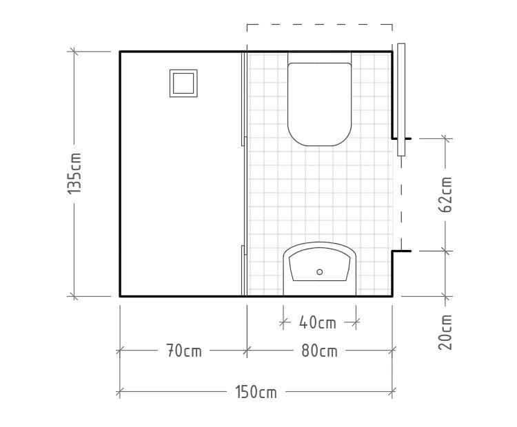 Arrevol Arquitectos Cómo dimensionar correctamente un baño. Distribuciones para baños y aseos. Arrevol Arquitectos Cómo dimensionar correctamente un baño. Distribuciones para baños y aseos.
