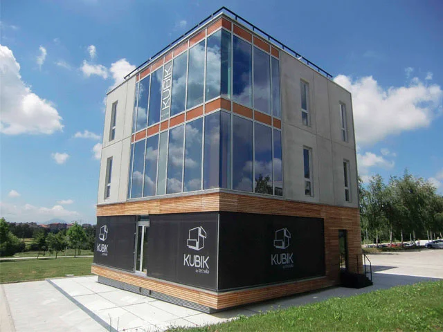 Edificio de pruebas Kubik (Tecnalia) en el que se han realizado varios experimentos del proyecto Osirys.