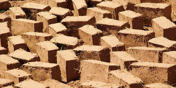 Ladrillos de adobe.
