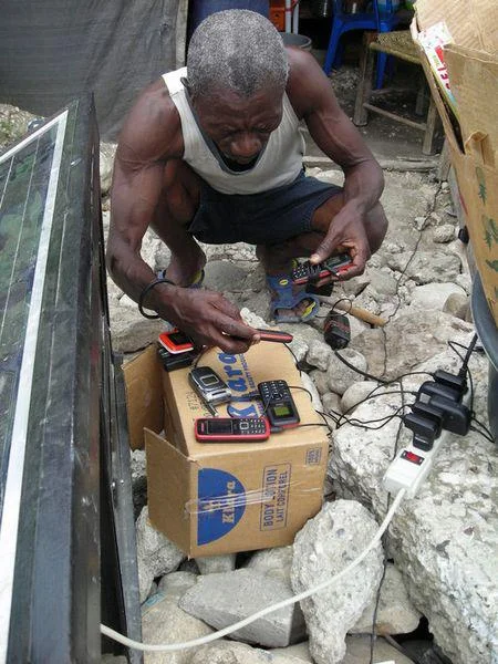 Charging cellphones