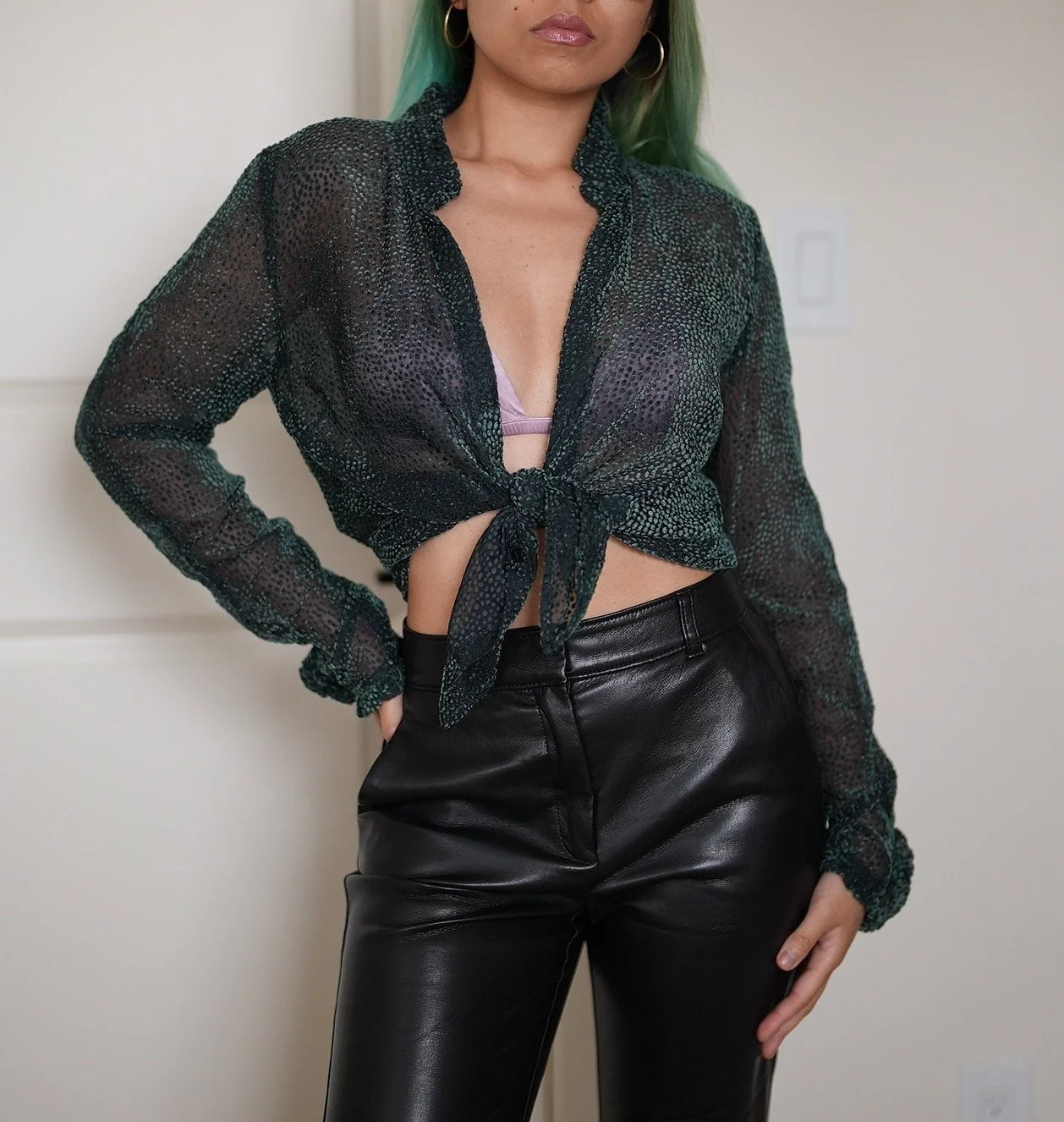 See-Thru Button Down