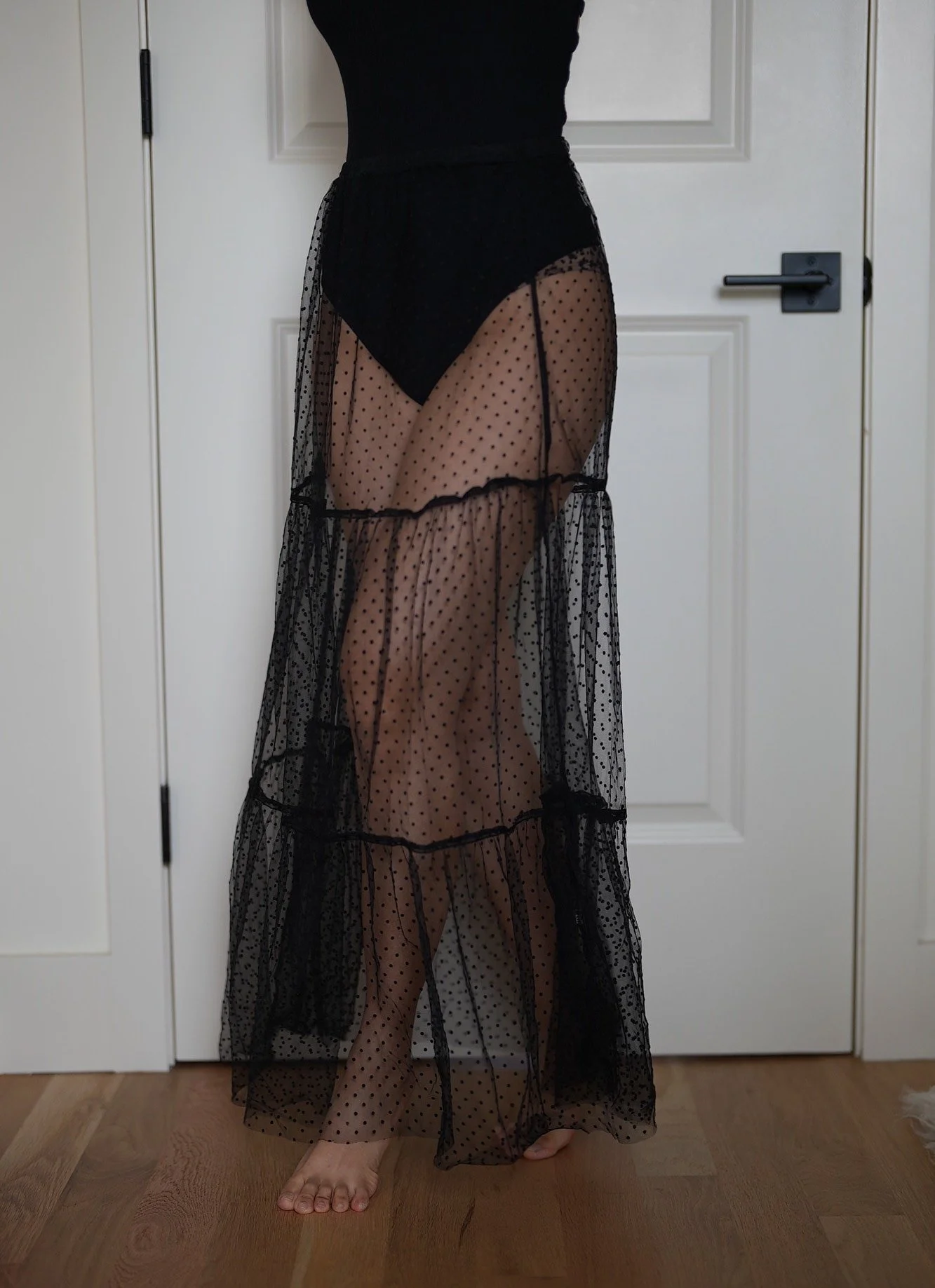 See-Thru Tulle Skirt