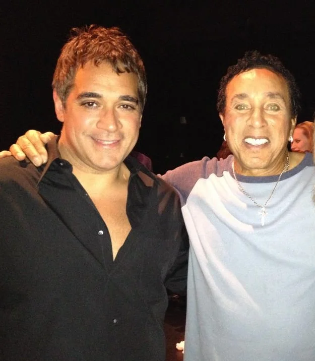  Rob and music legend Smokey Robinson 