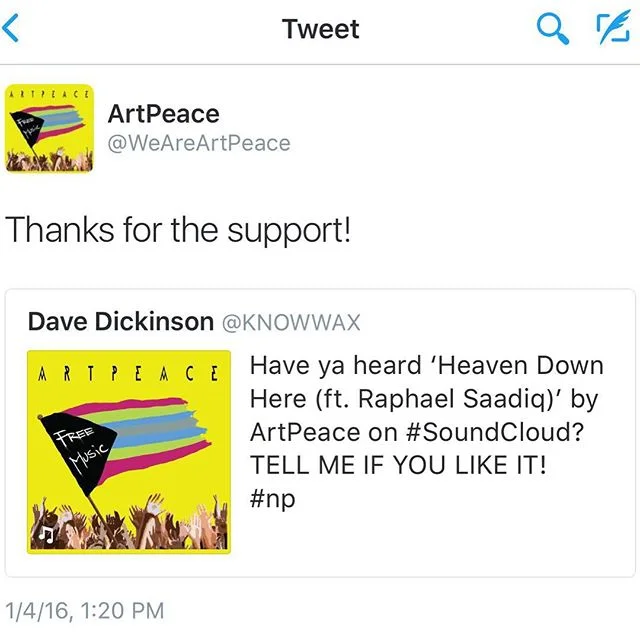 Thanks @knowwax! Check out the single if you haven't already and tell us what you think! Link in the bio. ❤️