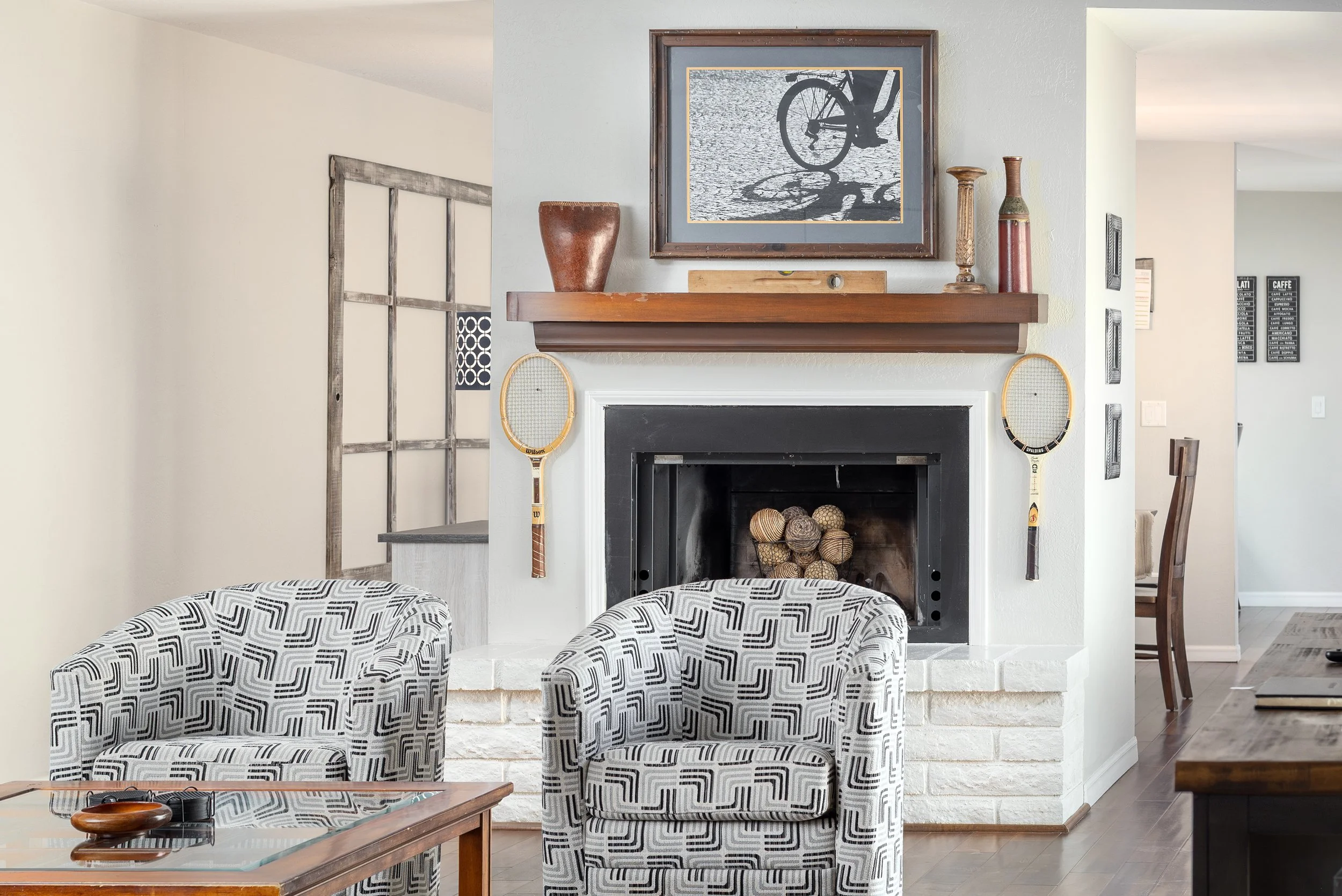 arizona interior airbnb photographer fireplace