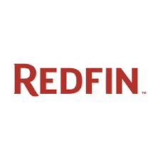 Redfin logo in red text on a white background