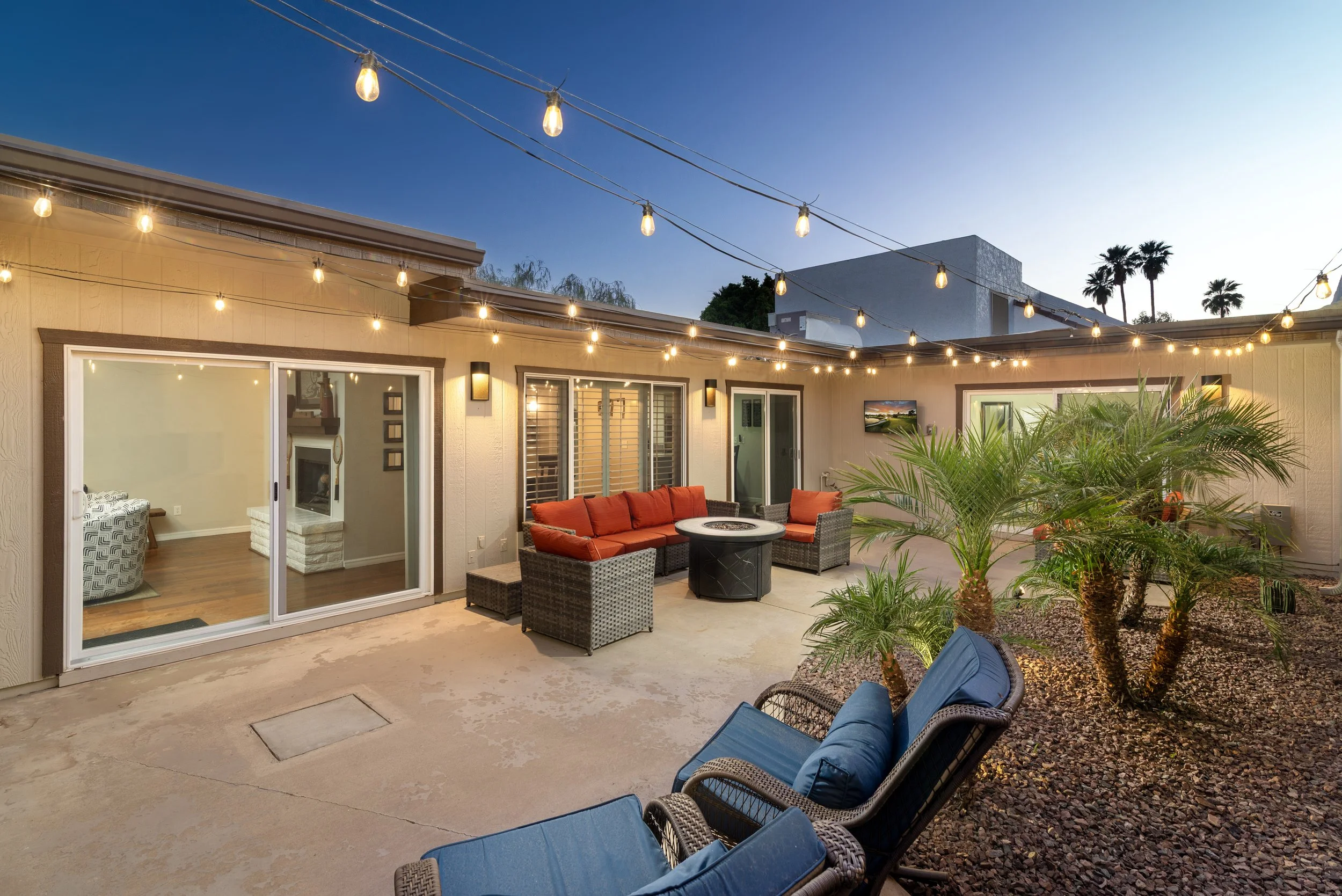 Airbnb photography twilight exterior
