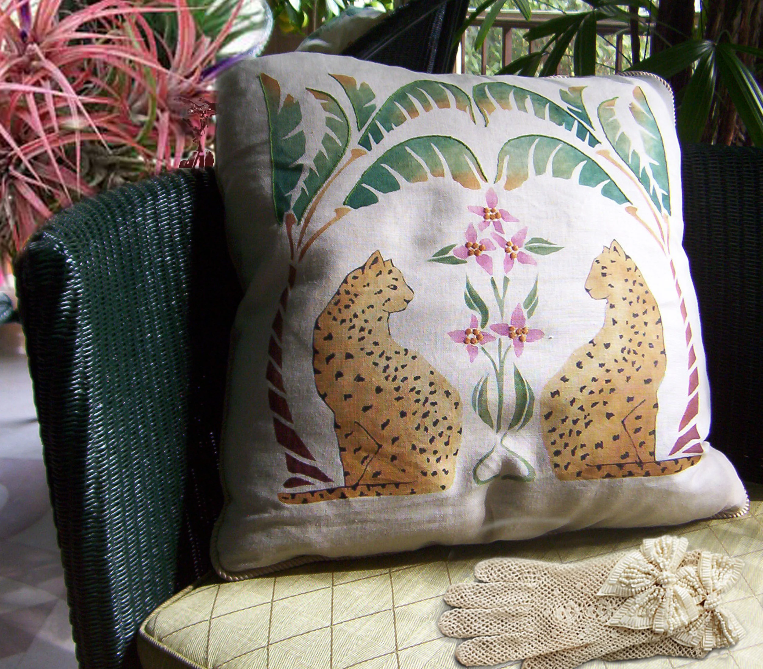 Pillows In The Arts Crafts Style Ann Wallace For Prairie Textiles