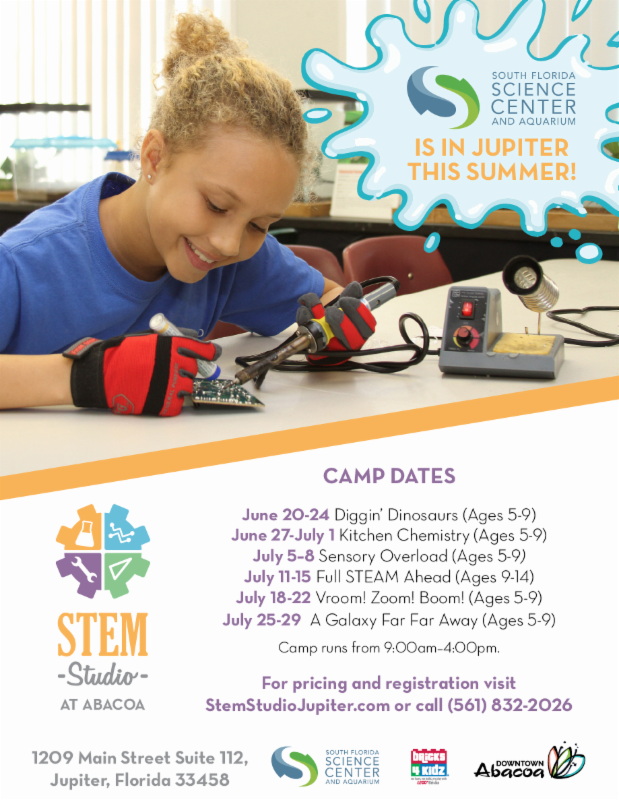 Ages 5-14; Morning, Afternoon and All Day sessions available.