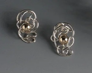 MEDIUM NESTING EARRINGS with POSTS