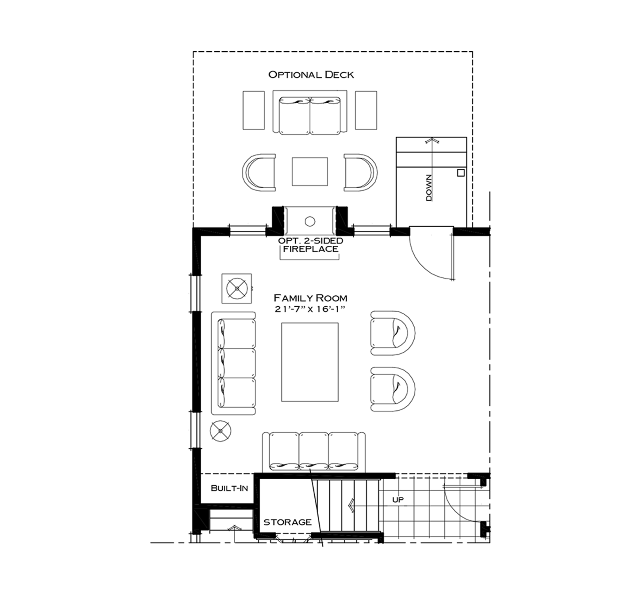 First Floor Twilight Fireplace Option