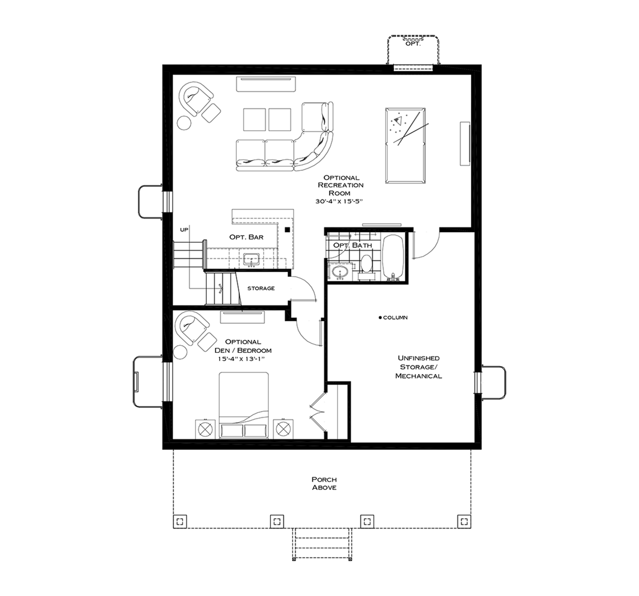 Optional Finished Basement
