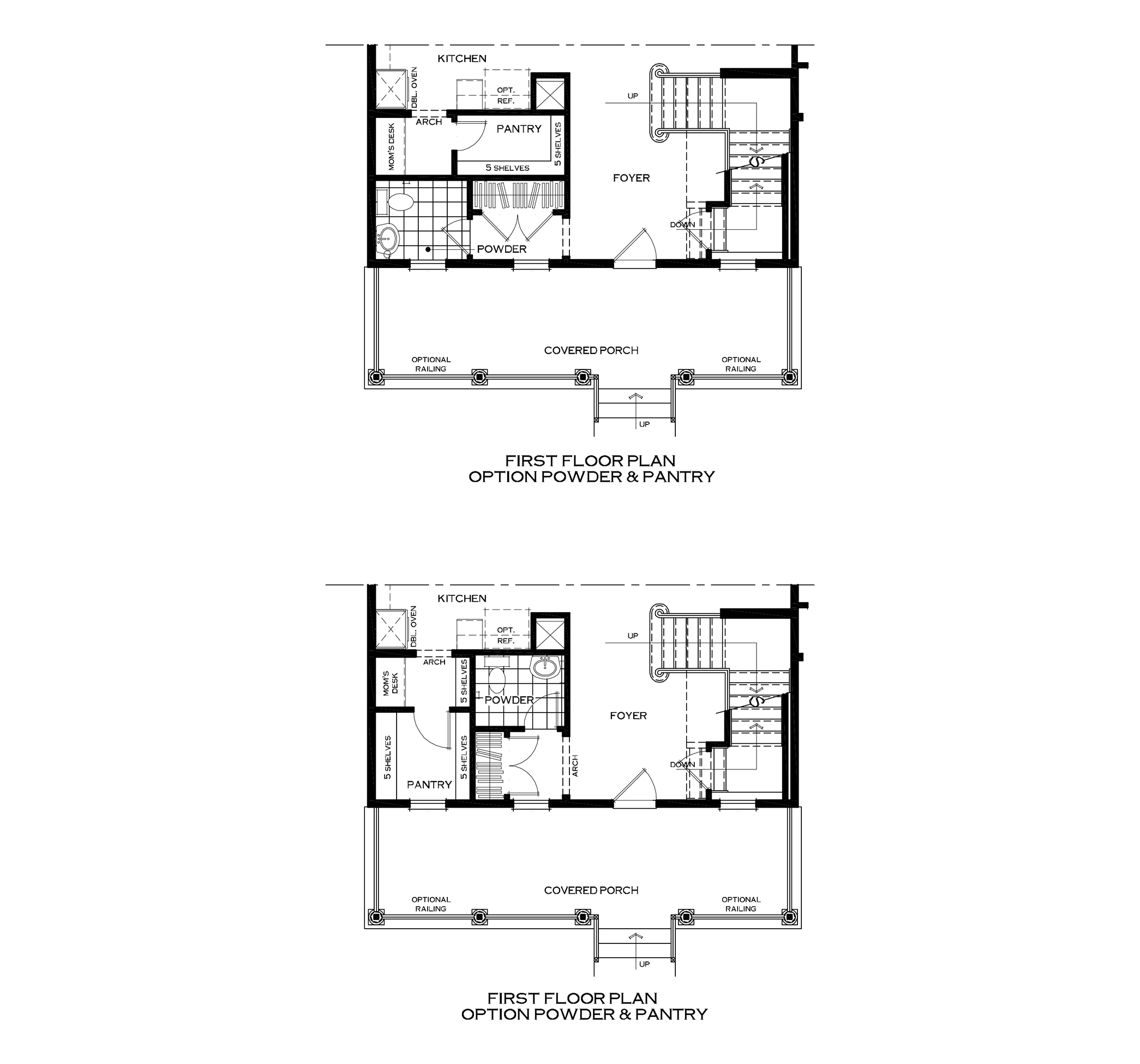 First Floor Options