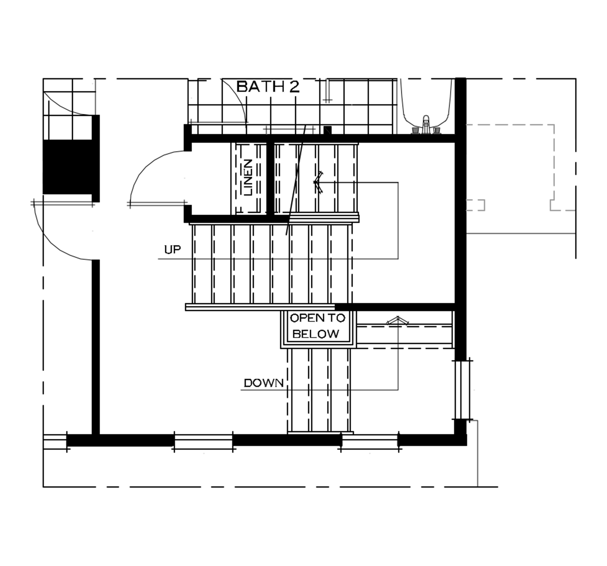 Second Floor Attic Loft Option