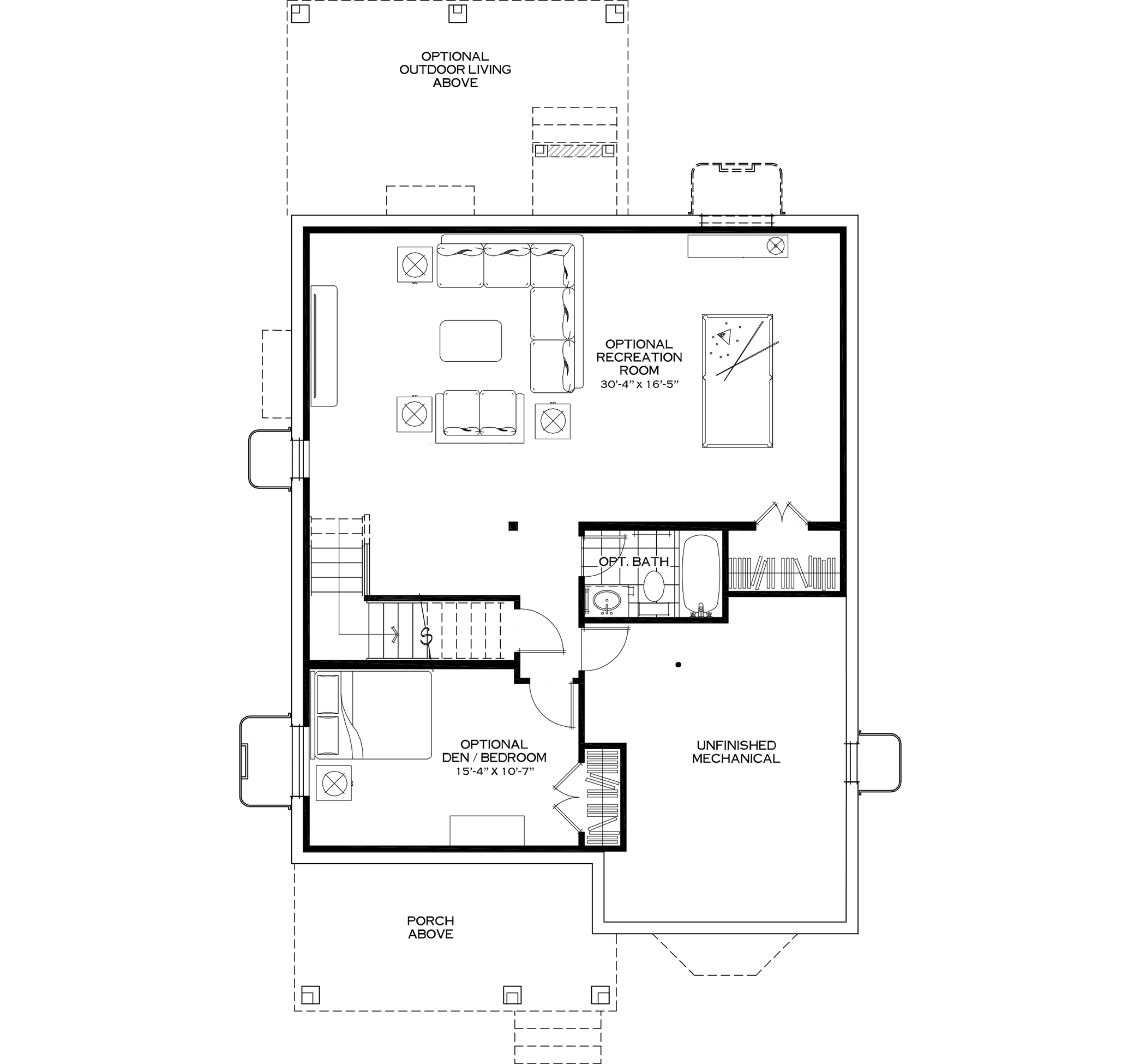 Optional Finished Basement