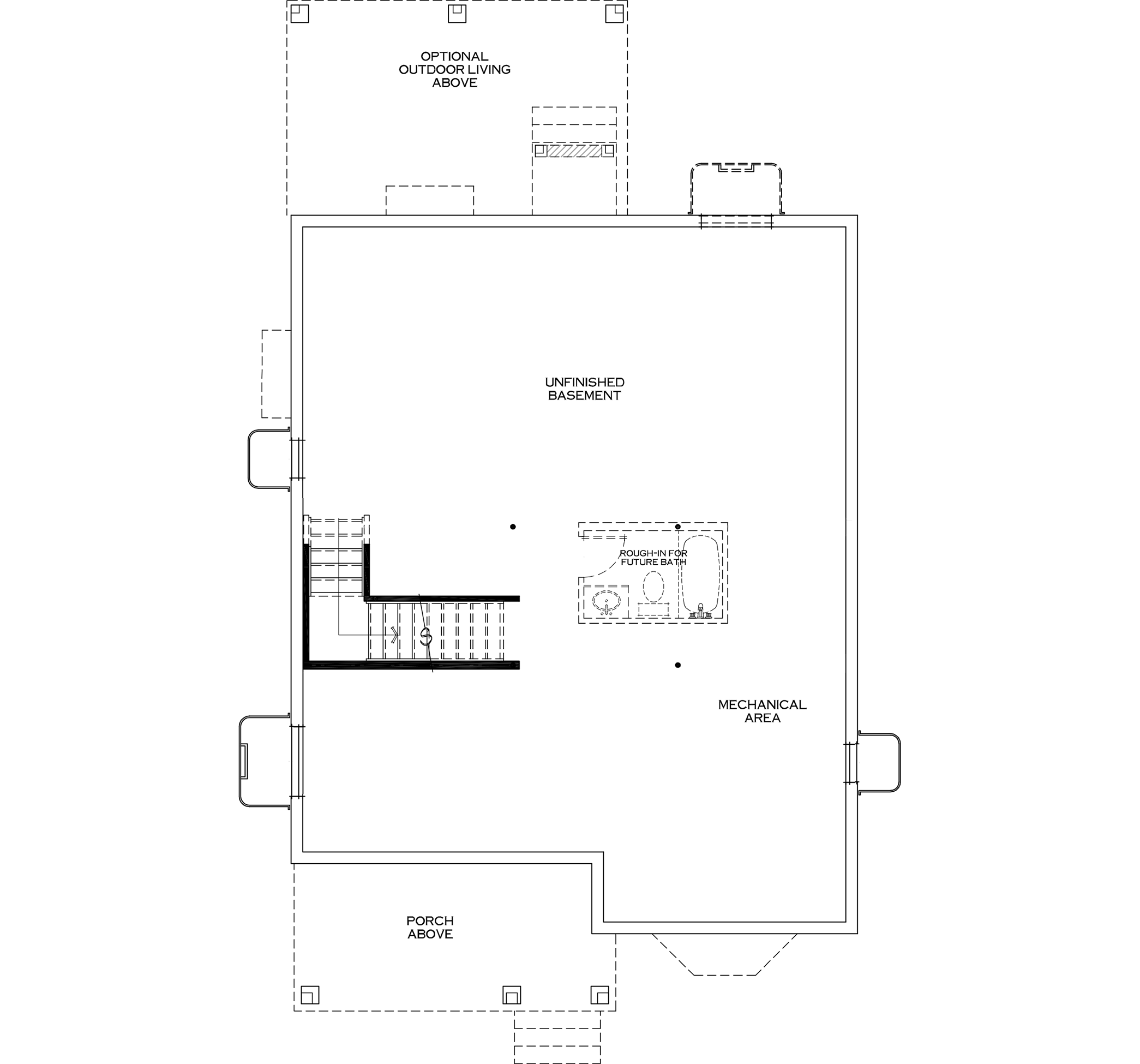 Standard Unfinished Basement