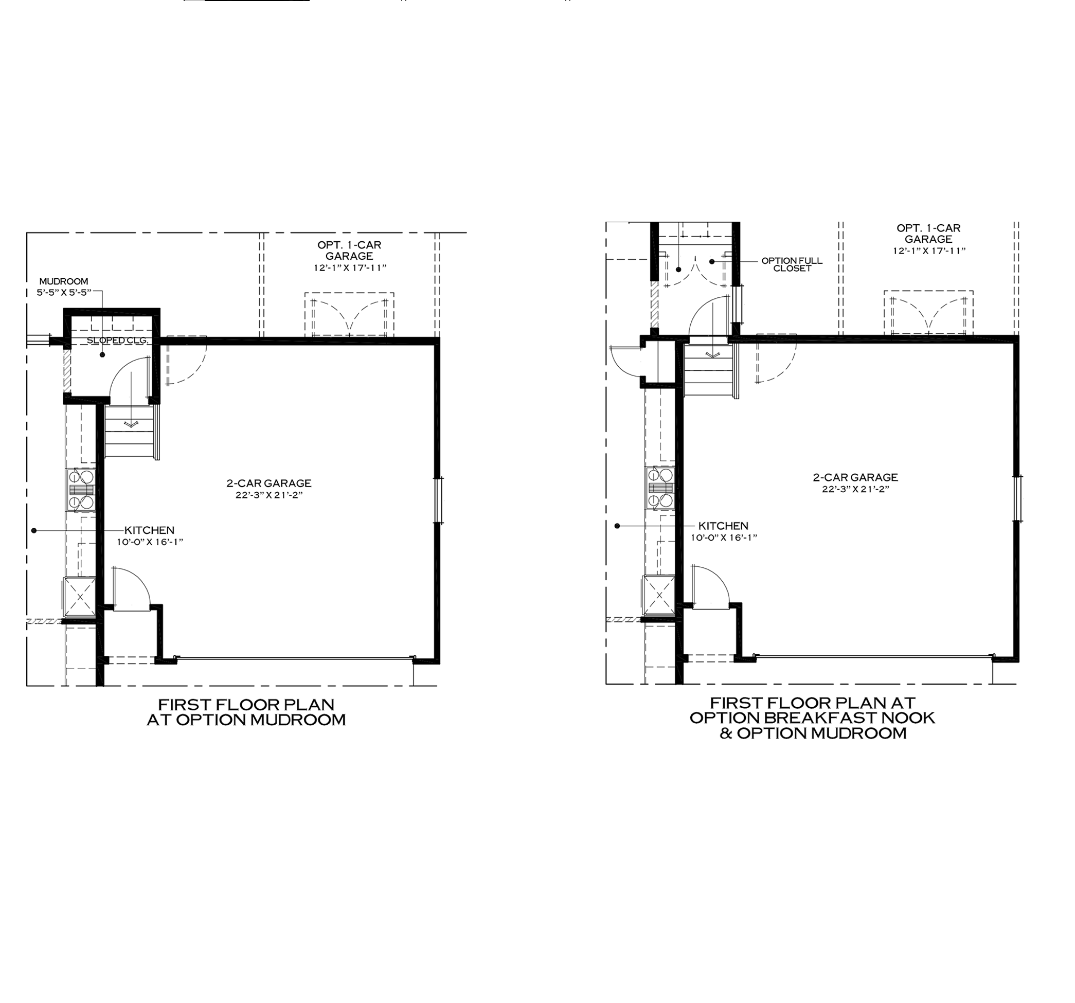 First Floor Mudroom Options
