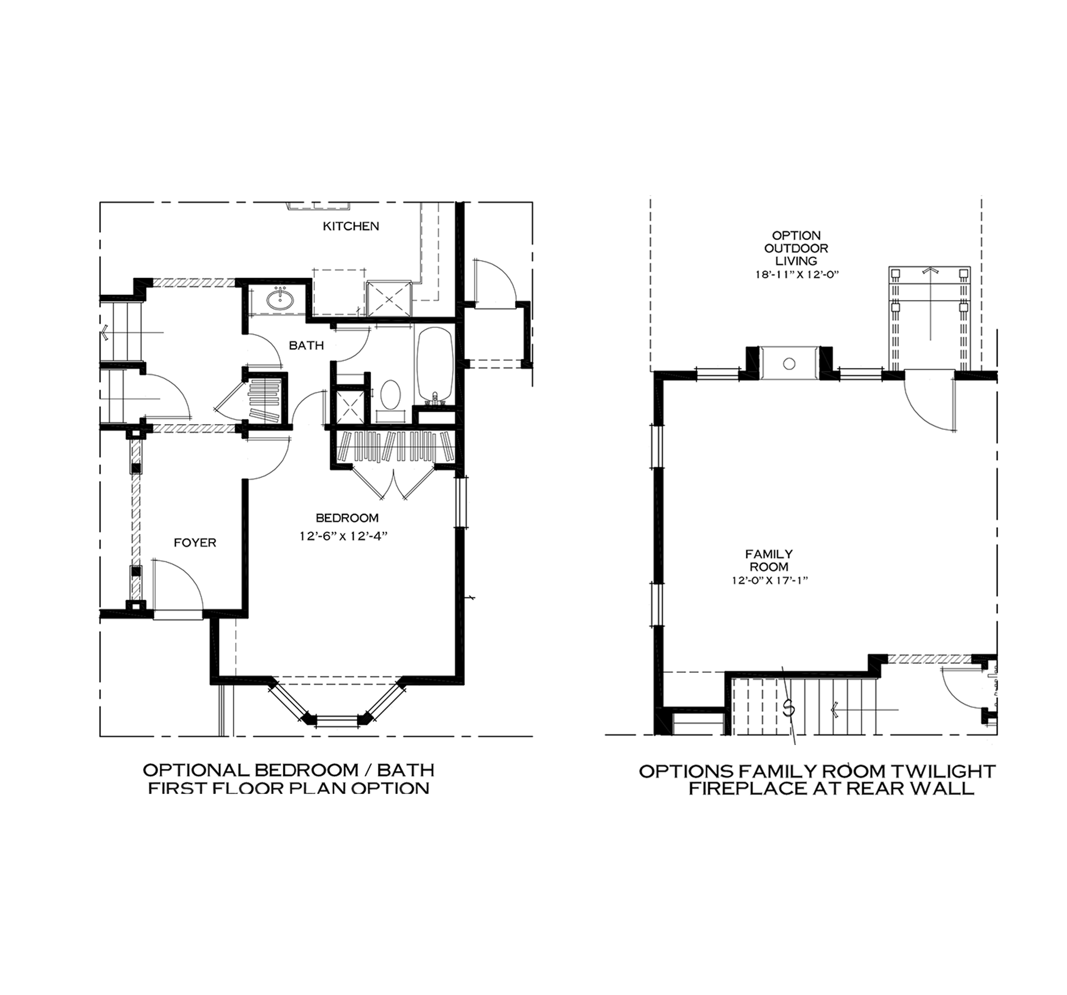 Additional First Floor Options