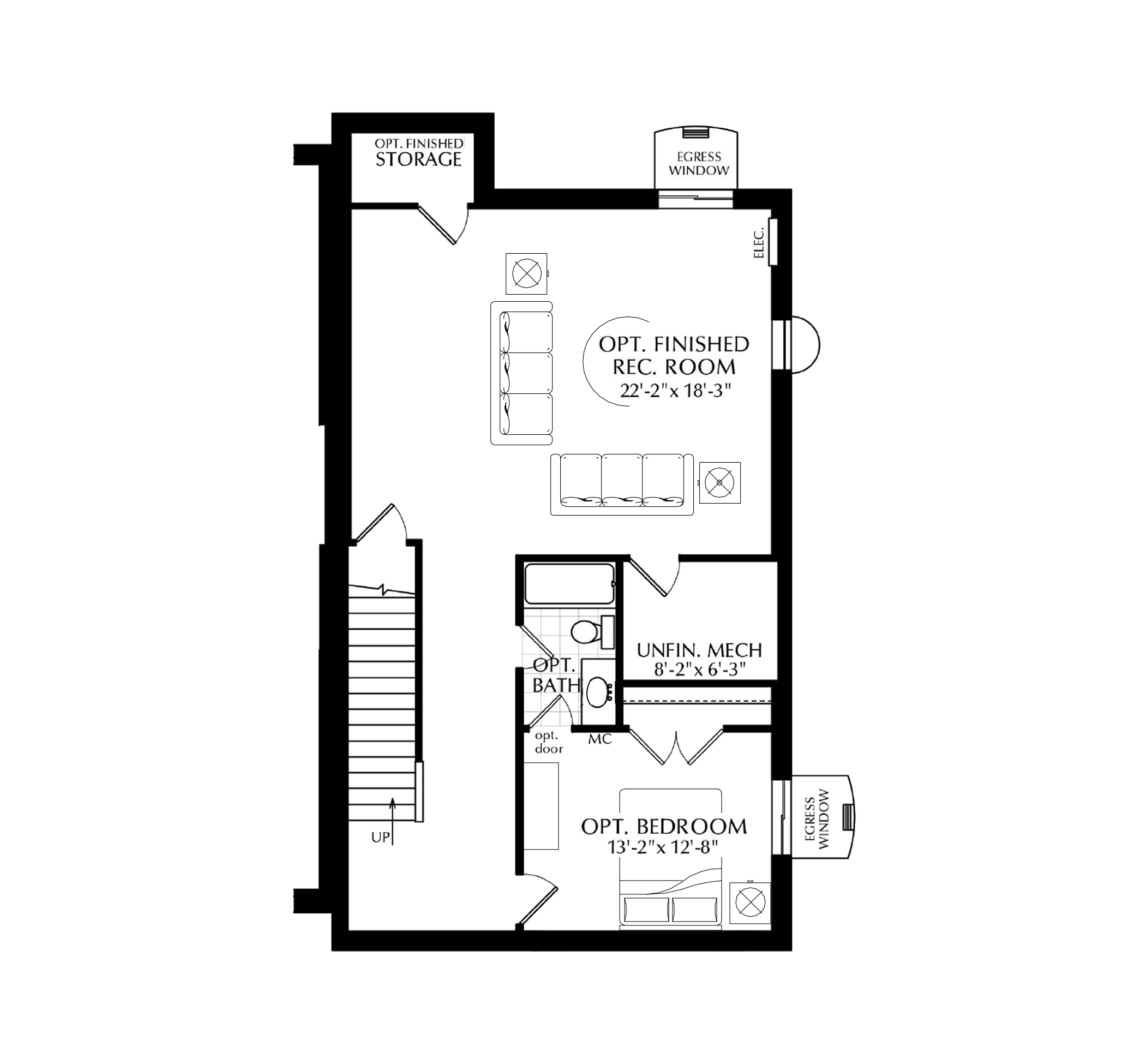 Optional Finished Basement