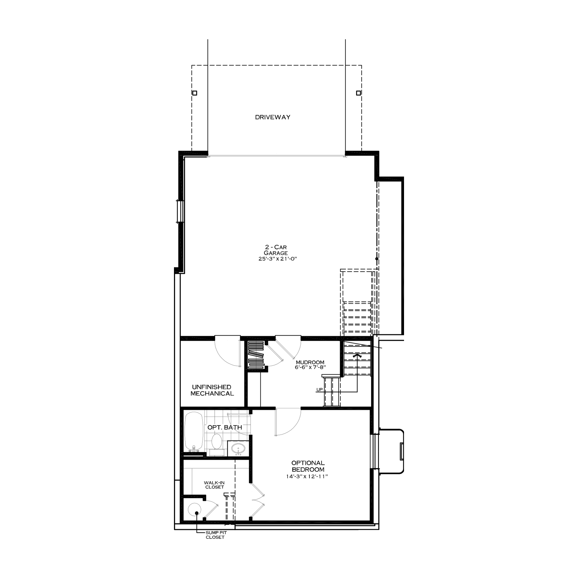 Optional First Floor with Bedroom Suite