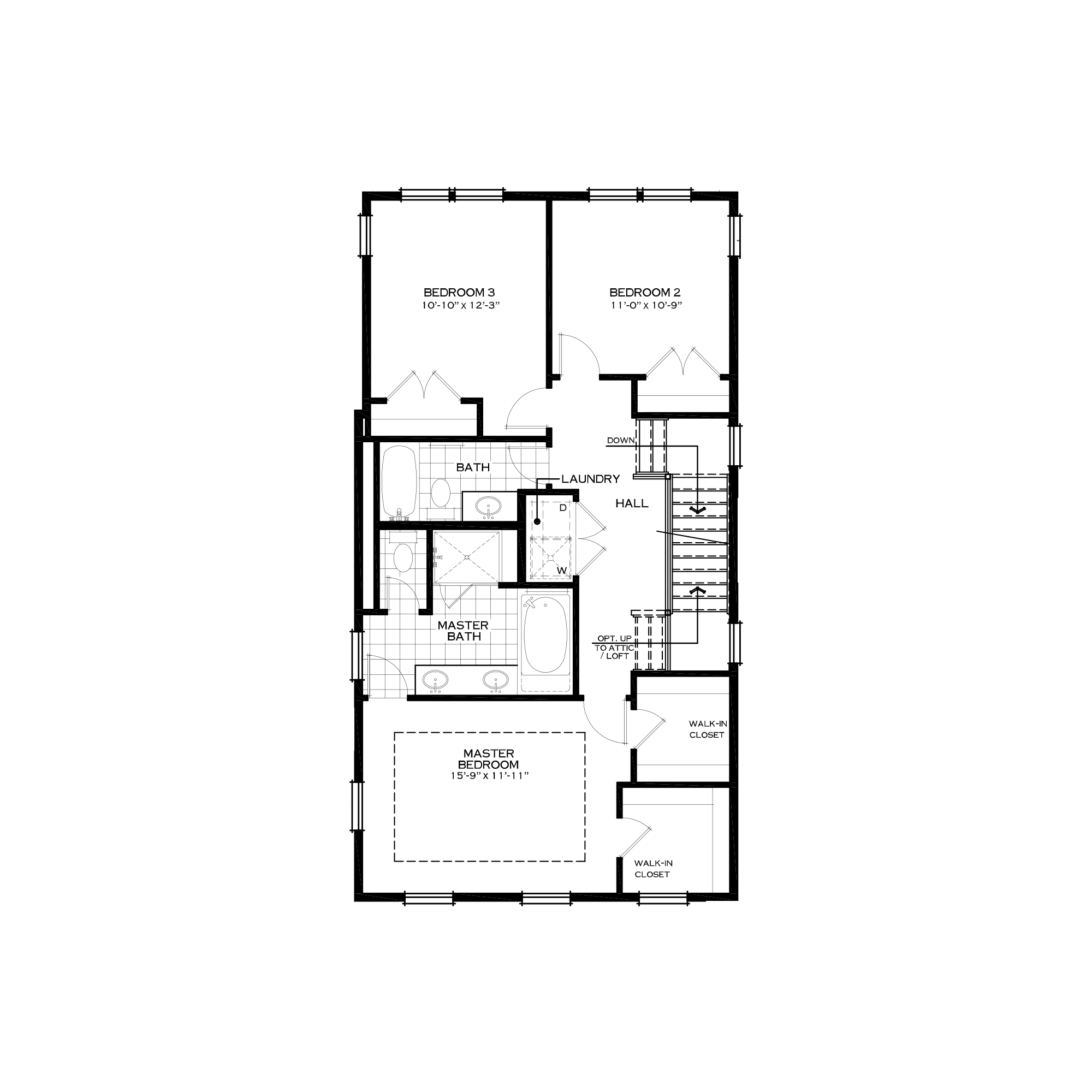 Standard Third/Bedroom Floor