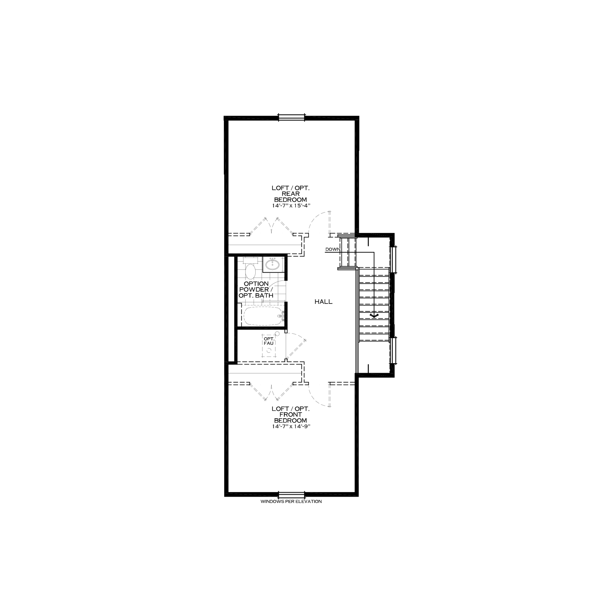 Optional Loft with Two Bedrooms