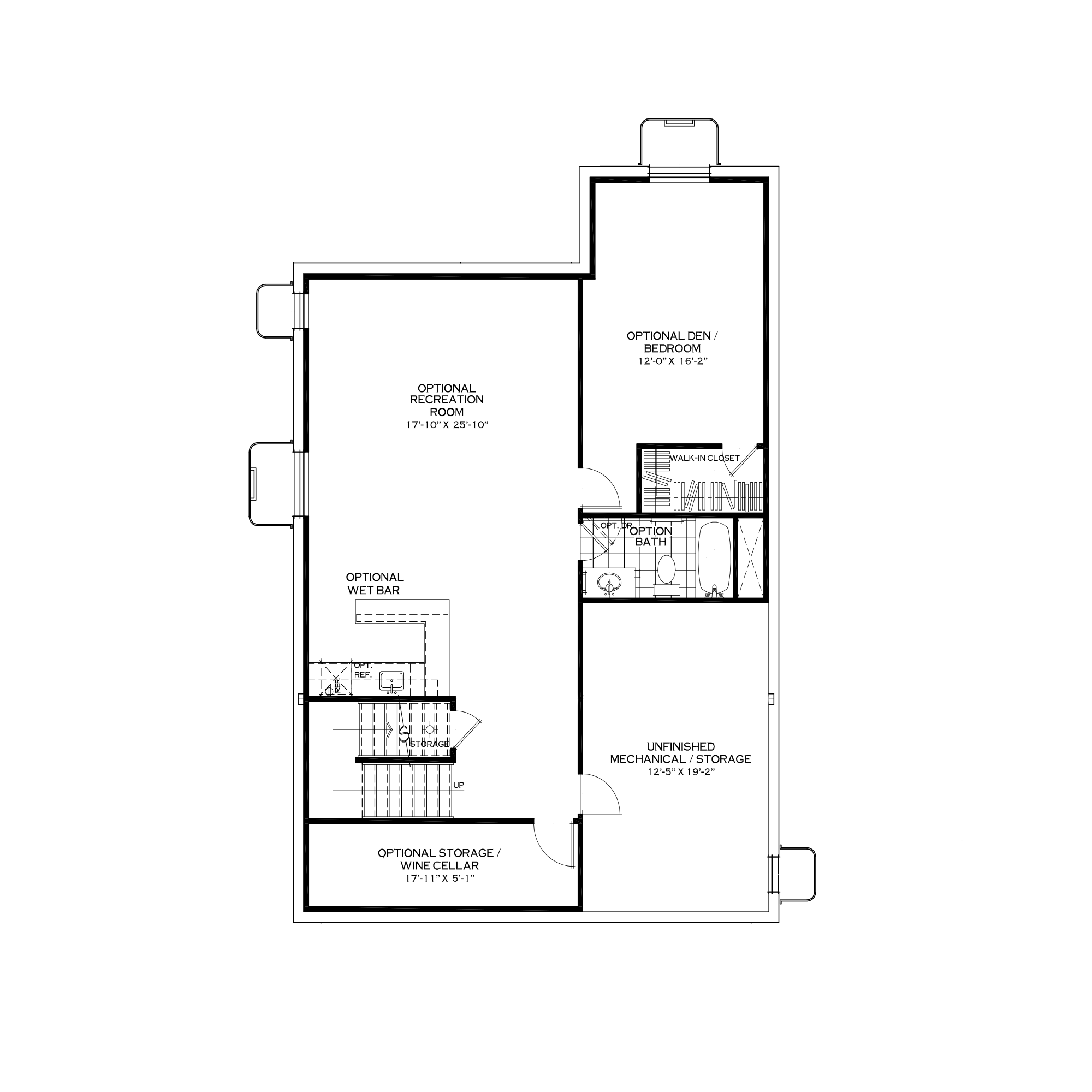 Optional Finished Basement