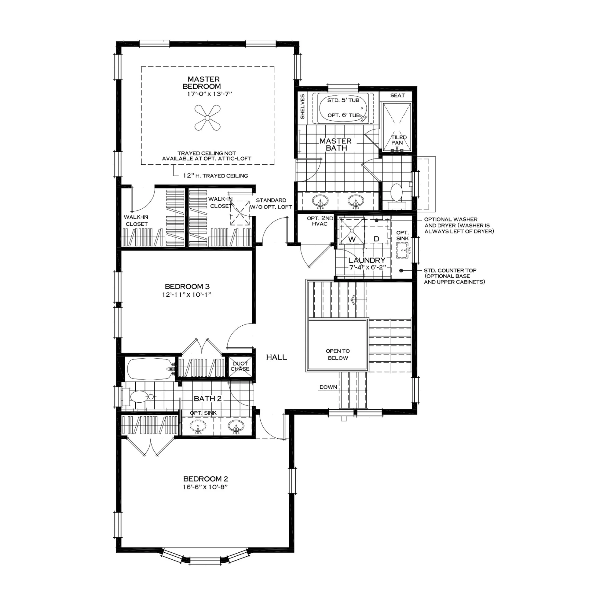 Standard Second Floor