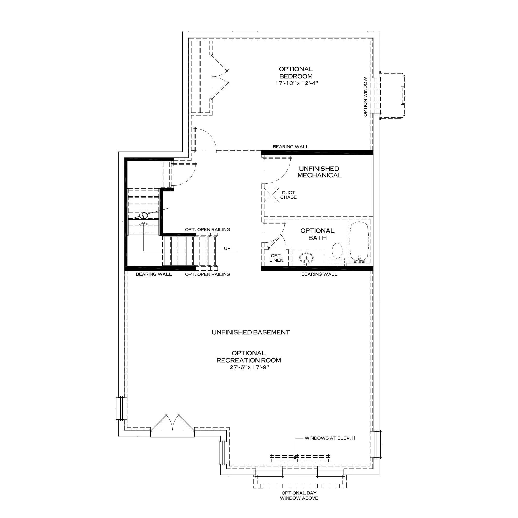 Standard Unfinished Basement