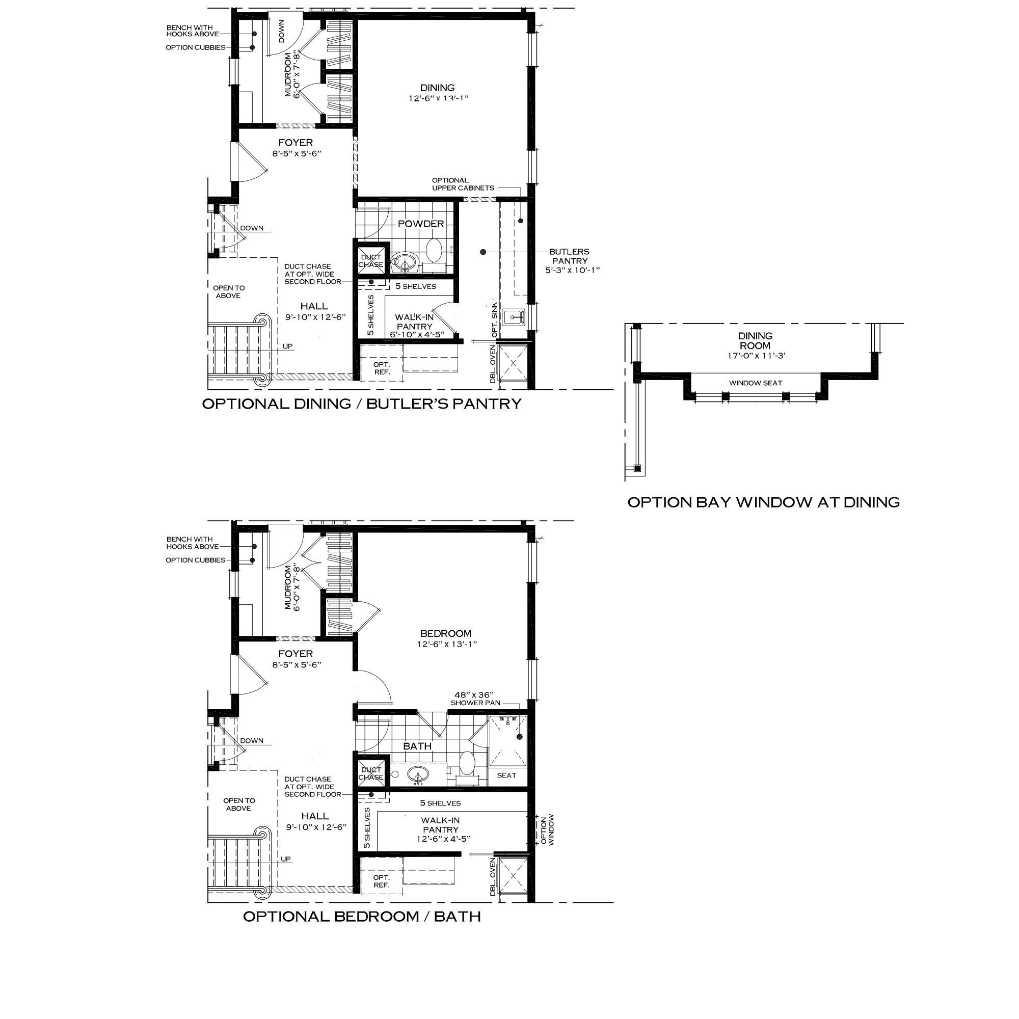 First Floor Options